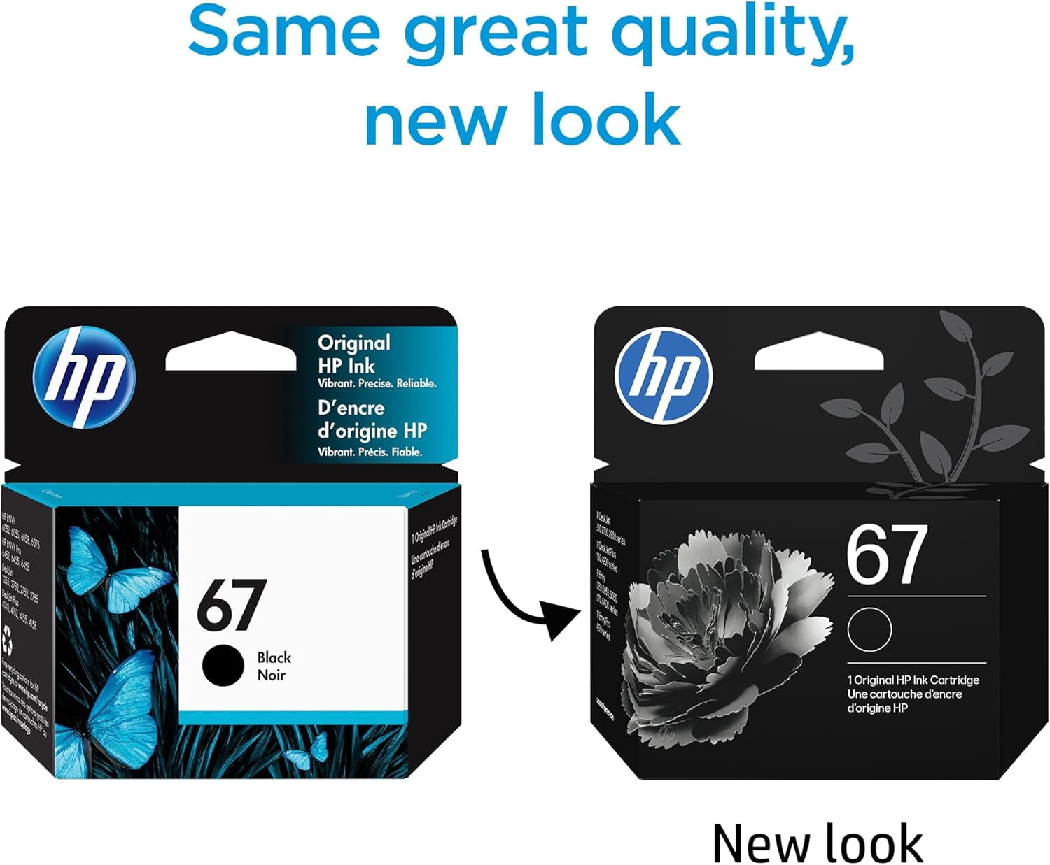 67 Ink Cartridge | Works with DeskJet 1255, 2700, 4100 and Envy 6000, 6400 Series, Eligible for Instant Ink, 3YM56AN Packaging May Vary